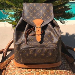 Louis Vuitton monogram Montsouris GM, Authentic